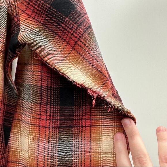 Tailor Vintage Airotec‎ Plaid Stretch Long Sleeve Button Down Shirt Sz S NEW - Picture 9 of 11